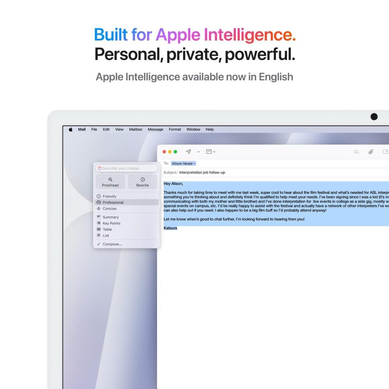 Apple Intelligence